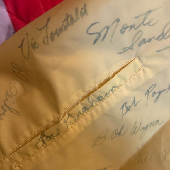 1974 Rare-Vintage Kaiser International PGA tournament Yellow Windbreaker - Picture 12 of 16